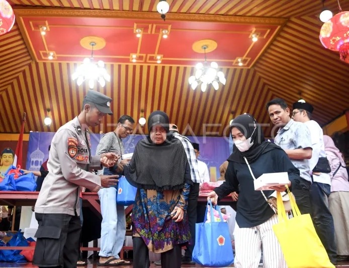 Bakti Sosial Warga Tionghoa Samarinda Bagikan 9.000 Paket Sembako Jelang Idul Fitri