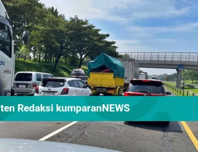 Macet Parah di Tol Cipali KM 144 saat Arus Mudik, 2 Kecelakaan Terjadi