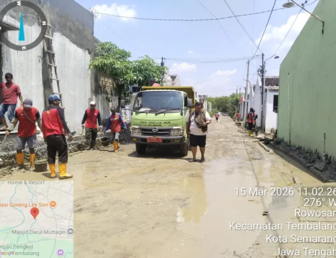 Perkuat Tanggul Dinar Indah dengan Trucuk Bambu, Wali Kota Semarang Atasi Banjir Serentak