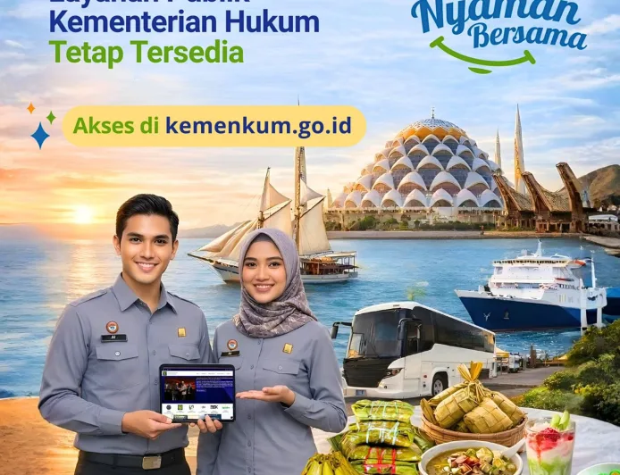 Layanan Hukum Tetap Siaga Saat Mudik, Kakanwil Andi Basmal Dorong Pemanfaatan Digital