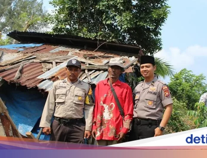 Aksi Sosial Iptu Nyarna di Bengkulu: Sedekah dan Bedah Rumah Bantu Warga