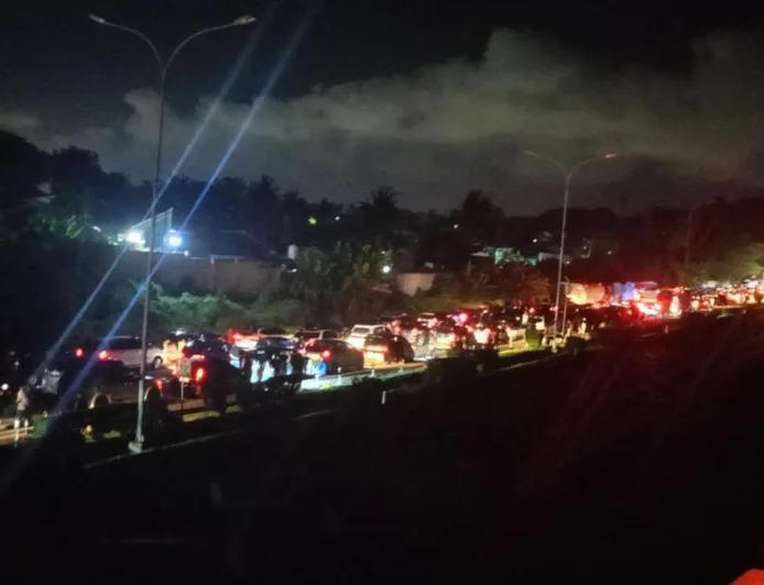 Kecelakaan Truk Gas di Tol Tangerang-Merak Picu Kemacetan Parah Hingga KM 72