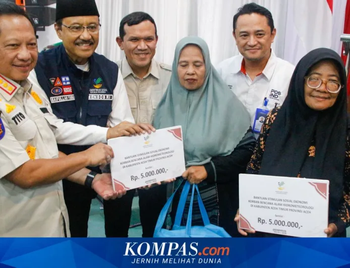 Mensos dan Mendagri Salurkan Bantuan Rp 100 Miliar untuk Penyintas Banjir Aceh Timur