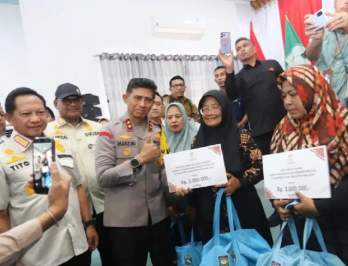 Kapolda Aceh Kawal Penyaluran Bantuan Banjir Rp100,9 Miliar Agar Tepat Sasaran