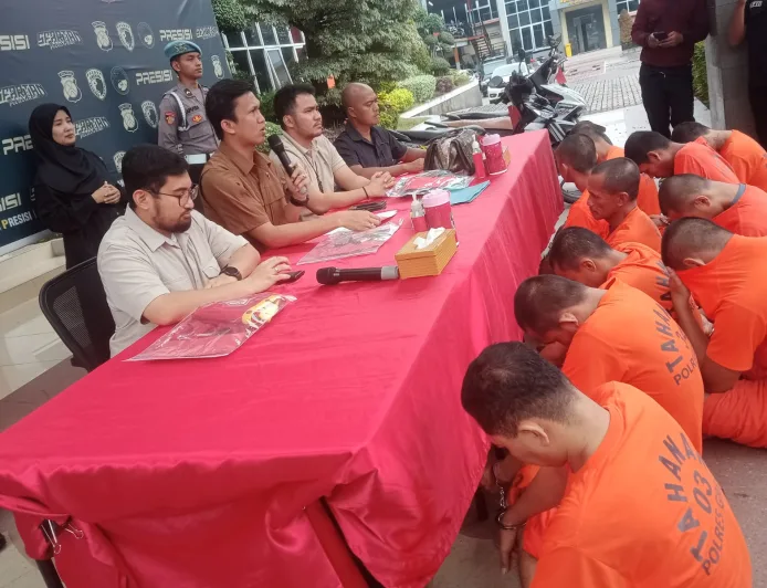 Polres Gresik Bongkar 15 Kasus Kriminal, Amankan Puluhan Tersangka Dalam Sebulan