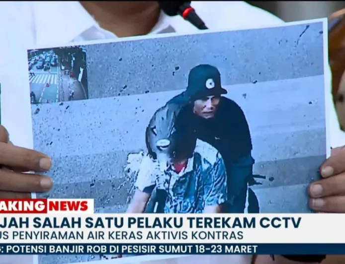 Polisi Ungkap Wajah Eksekutor Penyiraman Cairan Berbahaya ke Andrie Yunus