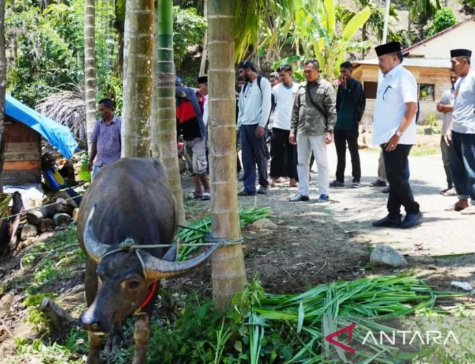 Bantuan Daging dari Presiden Prabowo Ringankan Korban Banjir Nagan Raya