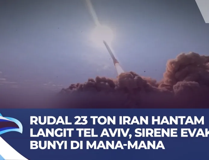 Iran Hujani Israel dengan Rudal Canggih Termasuk Sejjil dalam Operasi True Promise 4