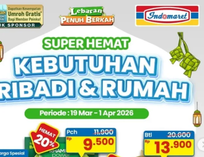Promo Indomaret 19 Maret 2026: Spesial Libur Nyepi, Diskon Super Hemat Menanti