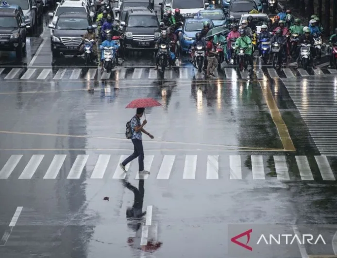 Hujan Lebat Hingga Sangat Lebat Berpotensi di Sejumlah Wilayah Indonesia Hari Ini