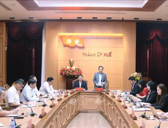 Draf Laporan Pemantauan Komite Tetap Partai Kota Hue Disetujui