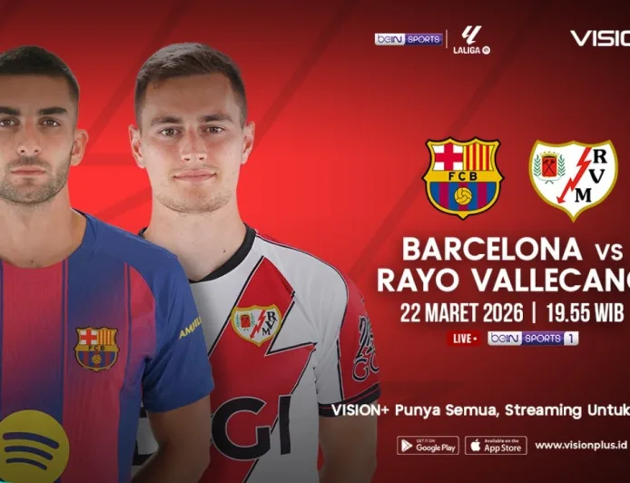 Jadwal dan Link Live Streaming Barcelona vs Rayo Vallecano Liga Spanyol 2025-2026