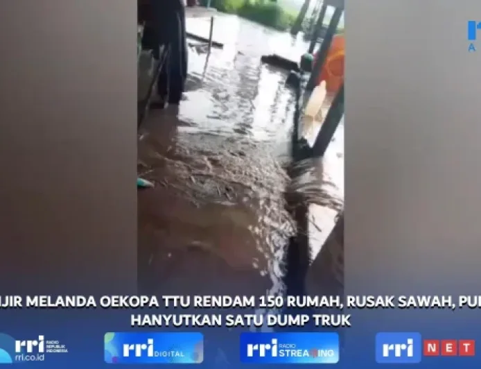 Banjir Oekopa Rendam 150 Rumah, 500 Jiwa Terkena Dampak Langsung