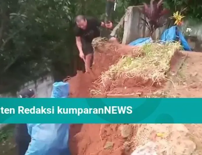 Longsor di TPU Muara Benda Depok: 16 Makam Terdampak Hujan Deras