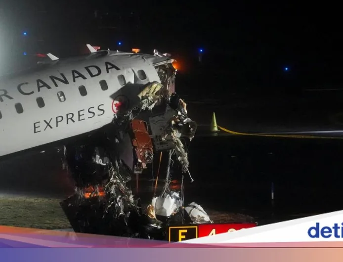 3 Fakta Pesawat Tabrak Truk Damkar di Bandara New York yang Menelan Korban