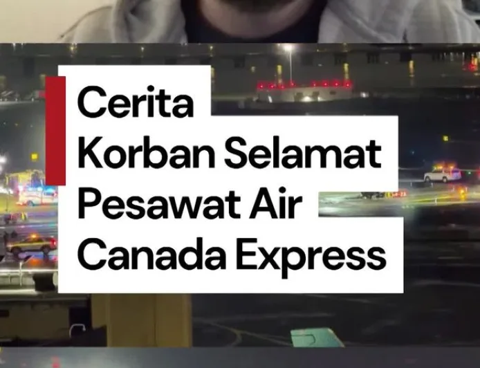 Pesawat Air Canada Express Sempat Melambat Sebelum Tabrakan di Bandara LaGuardia