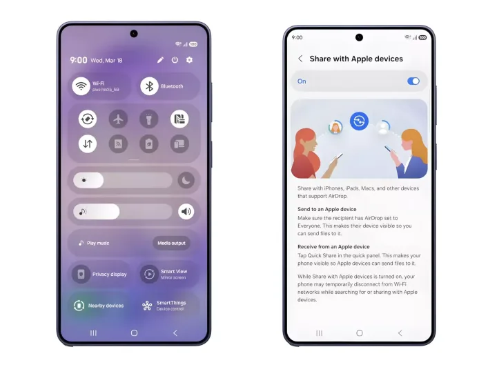 Samsung Galaxy S26 Dukung AirDrop, Berbagi File Antar Ekosistem Makin Mudah