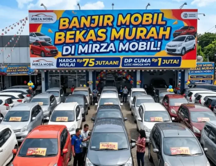Mobil Bekas Murah di Mirza Mobil: LCGC hingga MPV Harga Mulai Rp75 Jutaan, DP Rp1 Juta