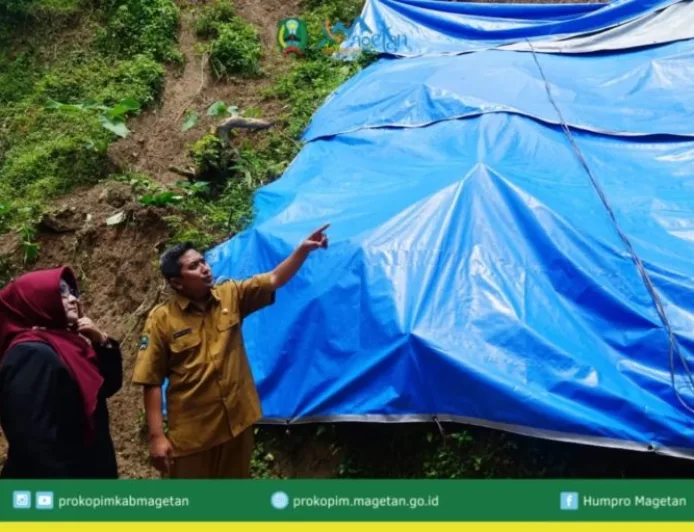 20 Titik Rawan Longsor di Desa Plangkrongan Magetan, Warga Diminta Waspada