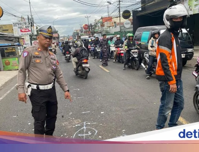 Anggota Satpol PP Bogor Tewas Usai Tabrak Truk Kontainer Parkir di Jalan Raya Dramaga