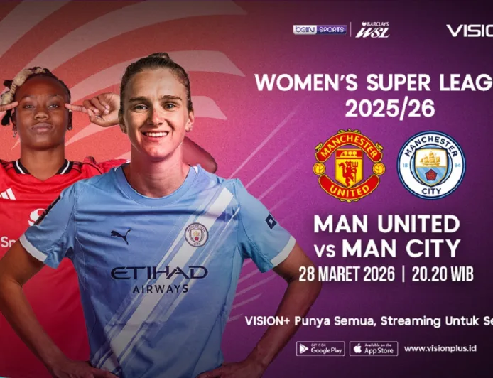 Jadwal dan Link Live Streaming Manchester United vs Manchester City di Women's Super League 2025-2026