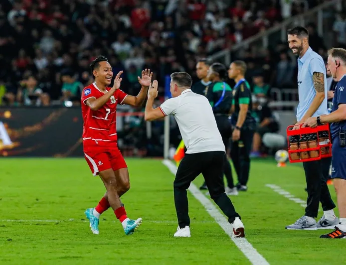 John Herdman Tak Henti Berteriak Saat Timnas Indonesia Menang 4-0 atas Saint Kitts and Nevis