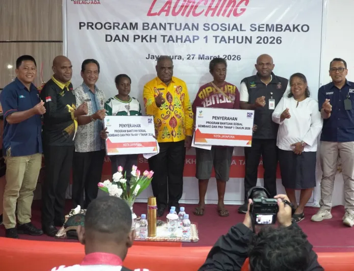Kantor Pos Salurkan Bantuan Sosial dan PKH Tahap Pertama untuk 913 KPM di Jayapura
