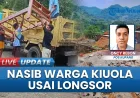 Korban Longsor Kiuola Keluhkan Biaya Mandiri Bangun Rumah, Terpaksa Dirikan Pondok Sementara