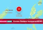 Longsor di Gorontalo Akibat Gempa 7,6 M Sulut-Malut, Jalan Terputus