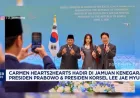 Carmen Hearts2Hearts Makan Malam Bareng Prabowo dan Presiden Korsel, Ini Faktanya