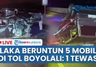 Kecelakaan Beruntun di Tol Boyolali Libatkan 5 Kendaraan, 1 Tewas
