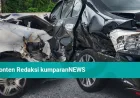 Tabrakan Beruntun 3 Mobil di Tol JORR KM 38,800: 4 Luka, Termasuk 2 Balita
