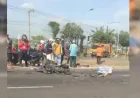 Kecelakaan Ring Road Tuban: Pemotor Terluka Parah Tertabrak Truk Tronton