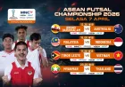 Jadwal Siaran Langsung Piala AFF Futsal 2026: Timnas Indonesia vs Malaysia Hari Ini
