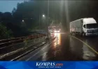 Longsor Tebing Cadas Pangeran Sumedang Tutup Total Jalan Nasional Bandung-Cirebon