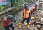 Longsor Tembok Penahan Tanah di Cipedes Tasikmalaya Tutupi Aliran Sungai, BPBD Turun Tangan