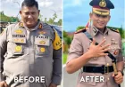 Kapolres Dharmasraya Pangkas Bobot 54 Kg, Inspirasi Diet Sehat Terbaru