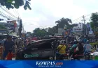 Kecelakaan Beruntun di Turunan Silayur Ngaliyan Semarang, Truk Kontainer Tabrak Dua Mobil