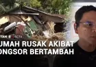 Kerusakan Rumah Akibat Longsor di Deli Serdang Meningkat Jadi 11 Unit