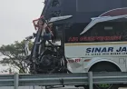 Kecelakaan Beruntun 3 Truk dan Bus di Tol Nganjuk-Madiun, Ini Kronologinya