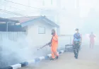 Kodaeral XIV Sorong Laksanakan Fogging Cegah Penyakit DBD dan Malaria