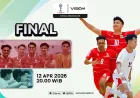 Link dan Cara Nonton Live Streaming Final Timnas Futsal Indonesia vs Thailand Piala AFF 2026