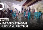 Hajatan Meriah Tetap Berlangsung di Tengah Banjir Dayeuhkolot Bandung