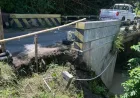 Longsor Sayap Jembatan Kedungsambi Blora Diduga Akibat Alat Berat Proyek Migas
