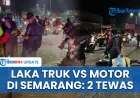 Kecelakaan Maut Truk Boks Tabrak Pemotor di Ngaliyan Semarang, 2 Tewas