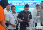 Jaringan Sabu Jakarta-Bali Digulung, 144 Gram Dimusnahkan di Polres Temanggung