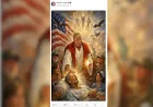 Trump Hapus Gambar Dirinya Sebagai Yesus Usai Kecaman Tokoh Kristen