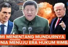 Xi Jinping Sindir AS di Depan PM Spanyol: Menentang Dunia Menuju Hukum Rimba