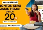 Diskon 20% Nonton TV Berlangganan dengan Allo Paylater di Transvision
