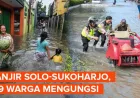 Banjir Solo-Sukoharjo 2026: 109 Warga Mengungsi, 715 KK Terdampak Berat